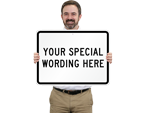 Custom Horizontal Road Traffic Signs