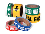 Pipe Markers On a Roll