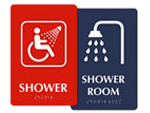 Shower Room Signs