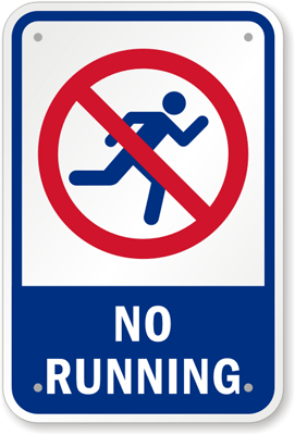 No Sports Sign No Sports Sign