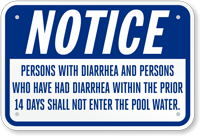 California Pool Sign