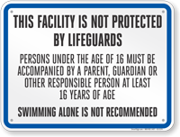 Illinois Pool Not Protected By Lifeguard Sign