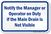 Notify Manager Or Operator Missouri Sign