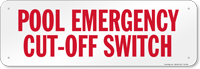 South Carolina Pool Emergency Sign