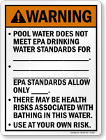 Utah Health Risk Pool Warning Sign