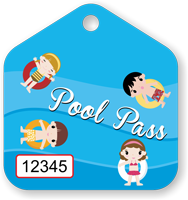 Pool Pass In Pentagon Shape, Kids Life Ring