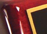 Wood and brass combination makes this nameplate stand out.